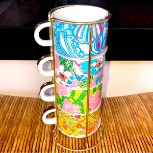 Lilly Pulitzer Mug Set of 4